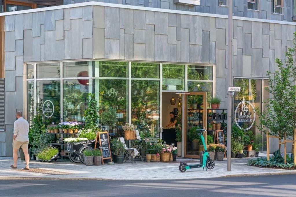 Bjorvika - Chic Apartment In Oslo Center Exteriör bild